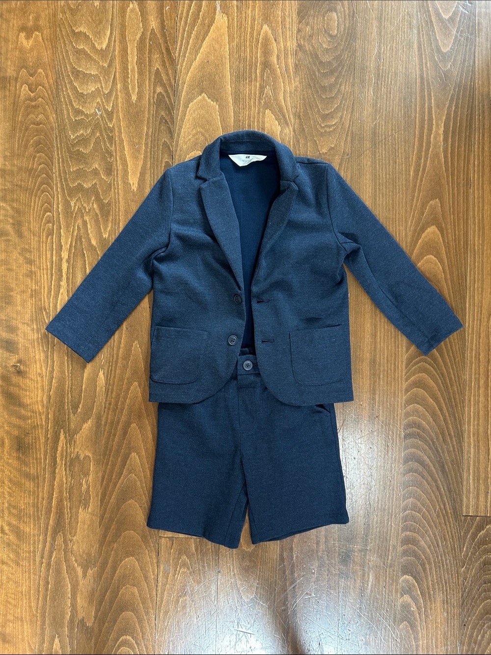 Kids' Navy Blue Blazer and Shorts Set 4/5T